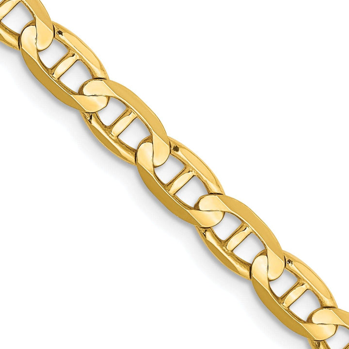 Lovely Rita's Bracelets 14k Yellow Gold 4.50mm Concave Anchor Chain