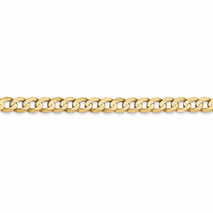 Lovely Rita's Bracelets 14k Yellow Gold 4.50mm Open Concave Curb Chain