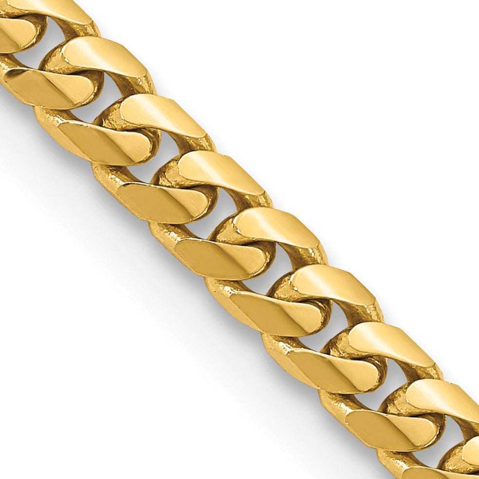 Lovely Rita's Bracelets 14k Yellow Gold 5.00-mm Domed Curb Link Chain