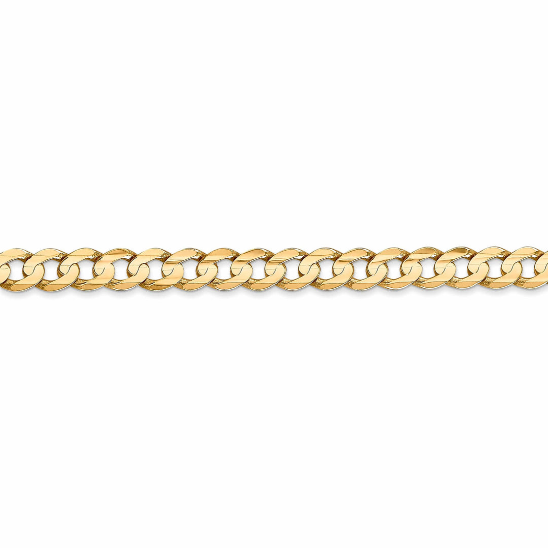 Lovely Rita's Bracelets 14k Yellow Gold 5.25mm Open Concave Curb Chain