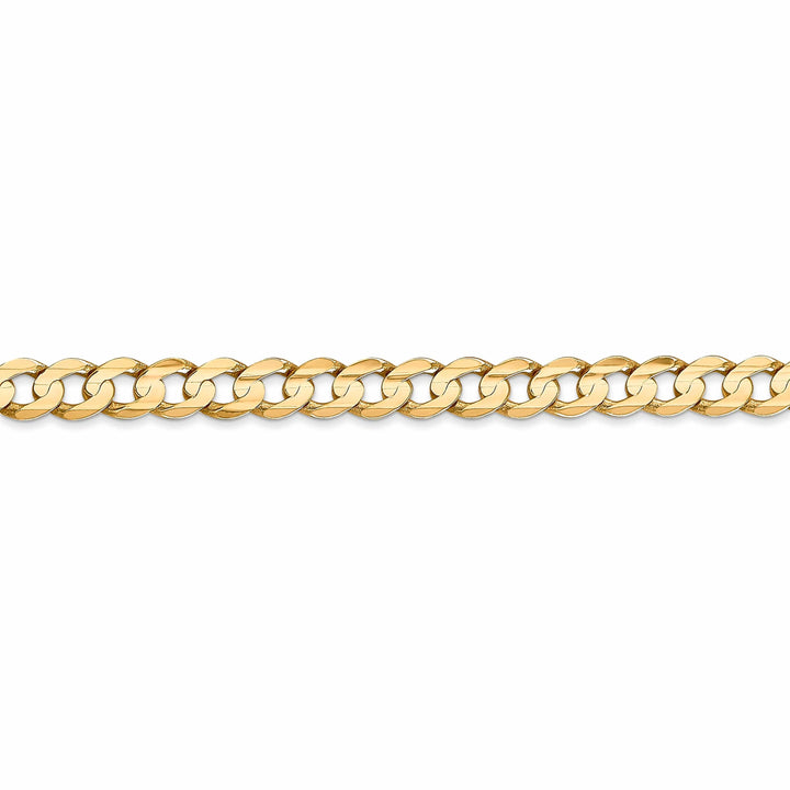 Lovely Rita's Bracelets 14k Yellow Gold 5.25mm Open Concave Curb Chain