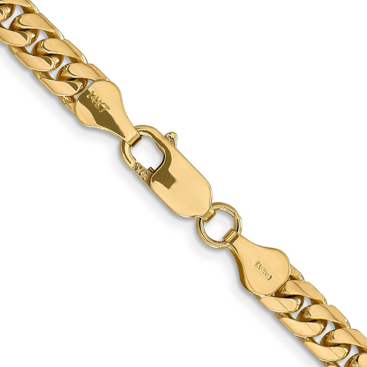 Lovely Rita's Bracelets 14k Yellow Gold 5.50-mm Domed Curb Link Chain