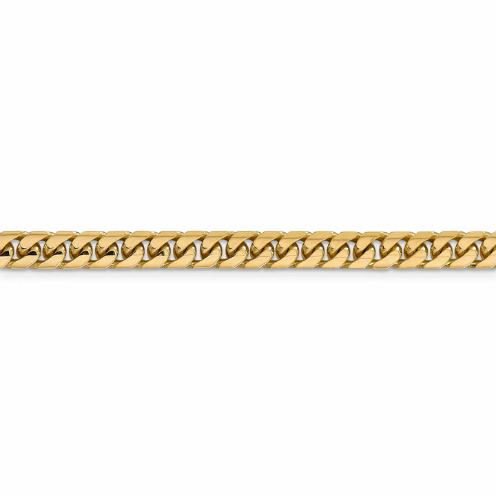 Lovely Rita's Bracelets 14k Yellow Gold 5.50-mm Domed Curb Link Chain