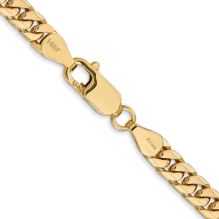 Lovely Rita's Bracelets 14k Yellow Gold 5.50-mm Domed Curb Link Chain