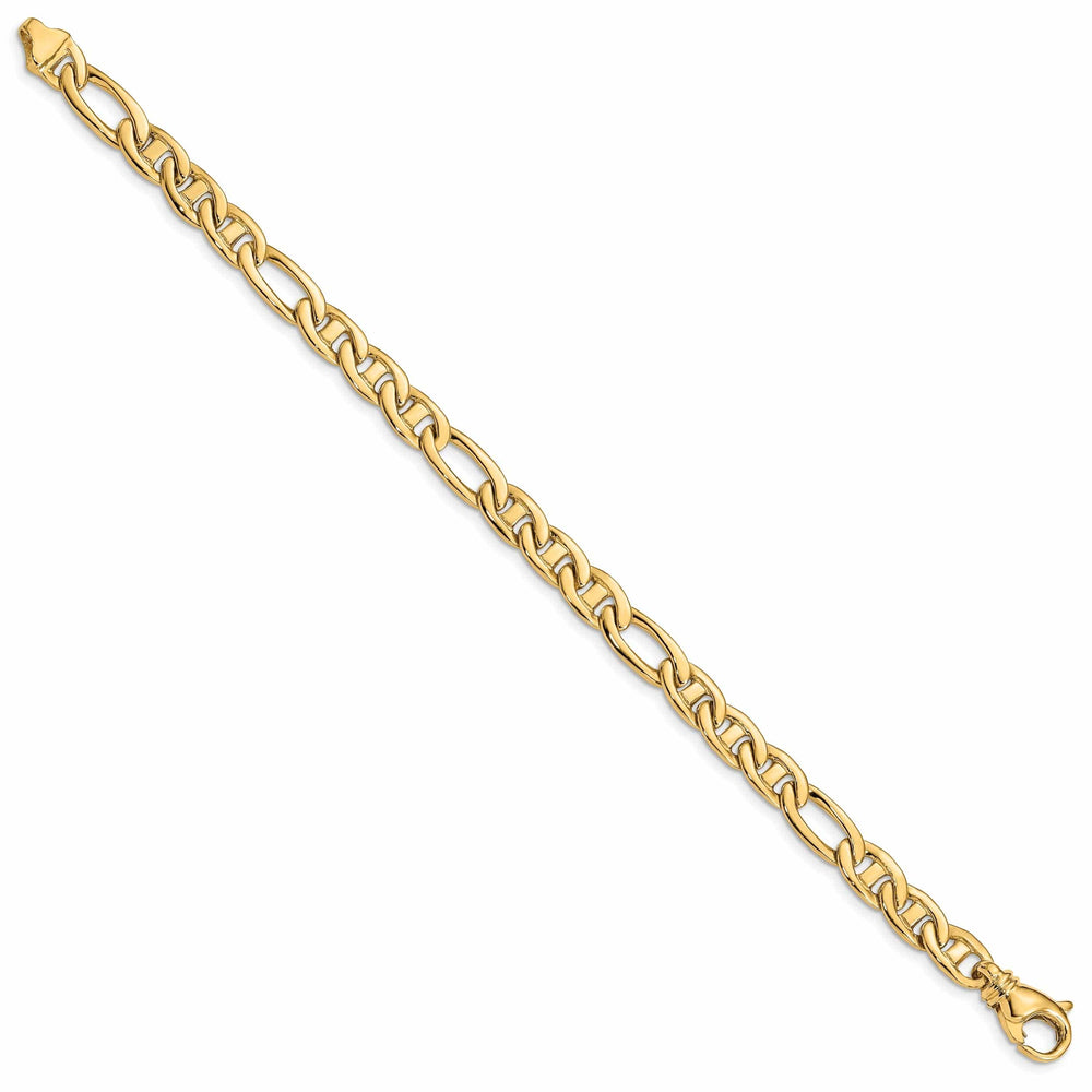 Lovely Rita's Bracelets 14k Yellow Gold 6.50mm Flat Anchor Link Bracelet