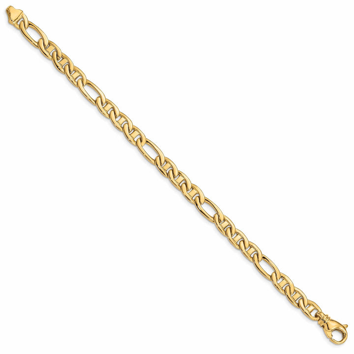 Lovely Rita's Bracelets 14k Yellow Gold 6.50mm Flat Anchor Link Bracelet