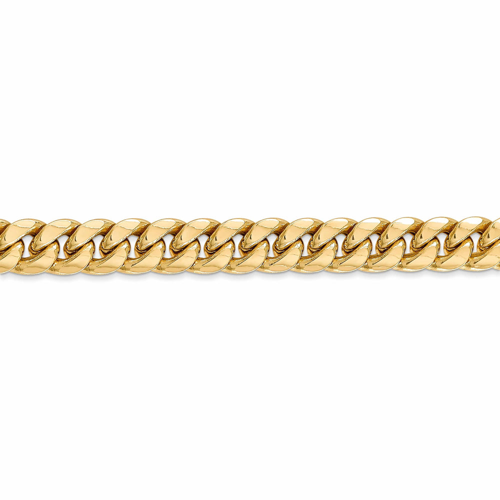 Lovely Rita's Bracelets 14k Yellow Gold 7.30mm Hollow Cuban Link Chain