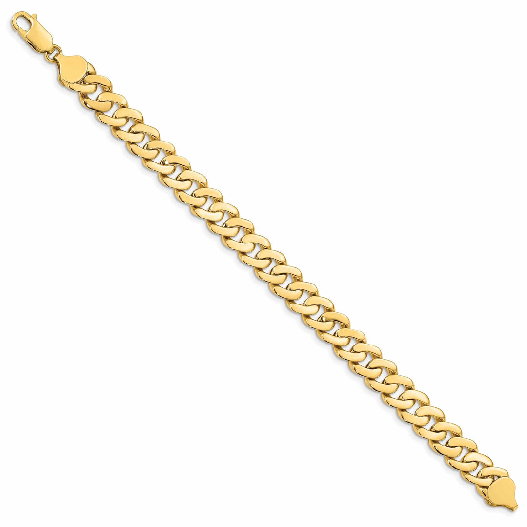 Lovely Rita's Bracelets 14k Yellow Gold 8.50-mm Fancy Curb Link Bracelet