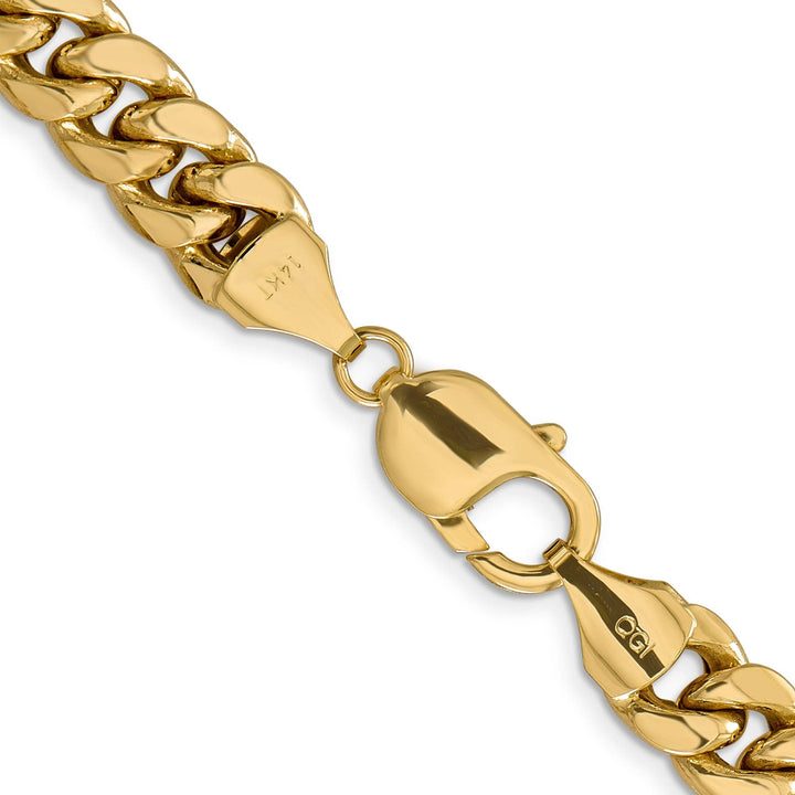 Lovely Rita's Bracelets 14k Yellow Gold 9.30mm Hollow Cuban Link Chain