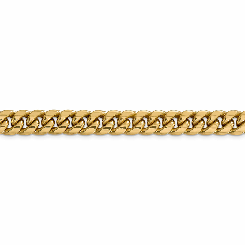 Lovely Rita's Bracelets 14k Yellow Gold 9.30mm Hollow Cuban Link Chain