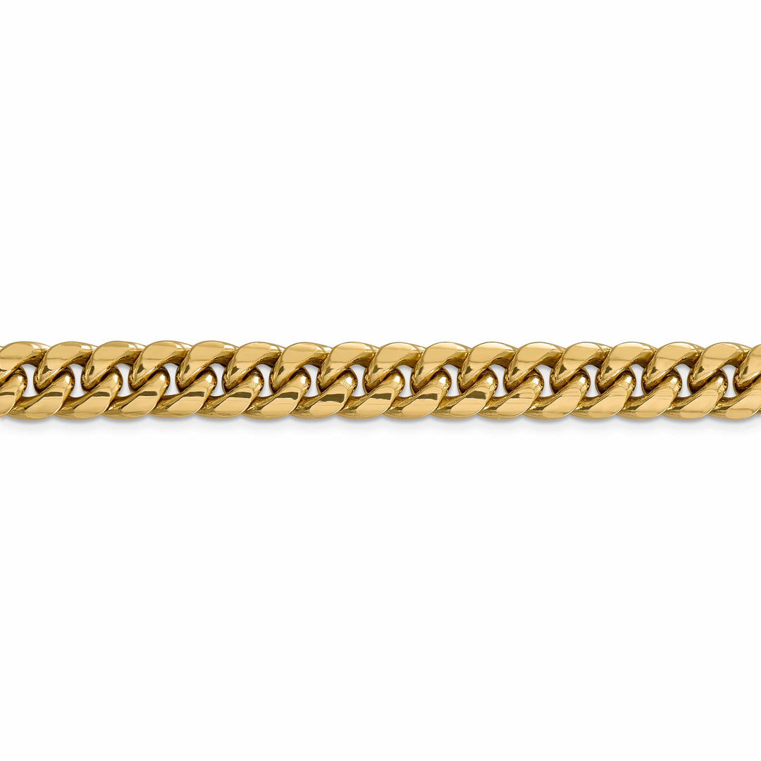 Lovely Rita's Bracelets 14k Yellow Gold 9.30mm Hollow Cuban Link Chain