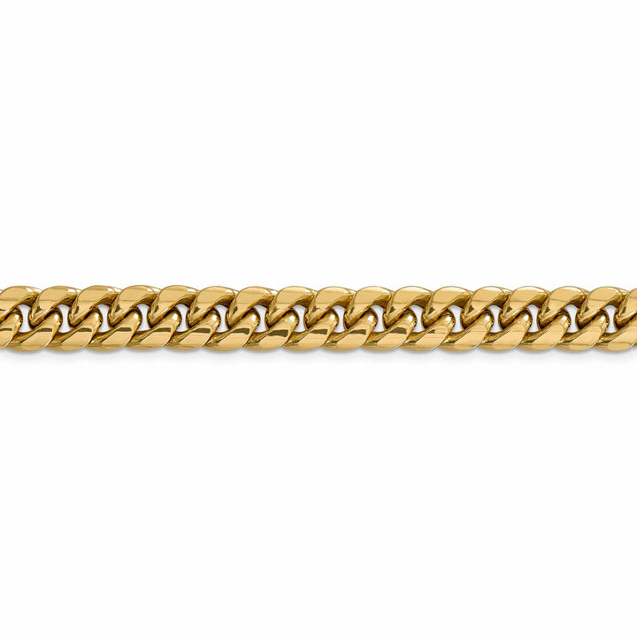 Lovely Rita's Bracelets 14k Yellow Gold 9.30mm Hollow Cuban Link Chain