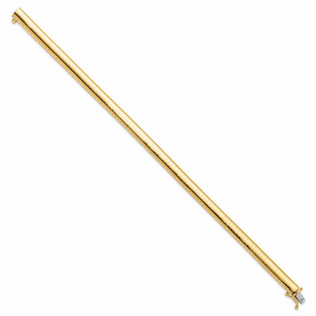 Lovely Rita's Bracelets 14k Yellow Gold Domed Omega Bracelet
