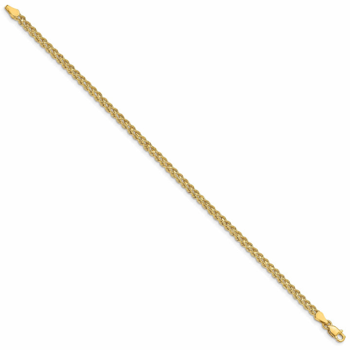 Lovely Rita's Bracelets 14k Yellow Gold Double Strand Solid Rope Bracelet