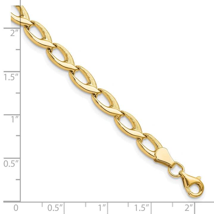 Lovely Rita's Bracelets 14k Yellow Gold Fancy Link Bracelet