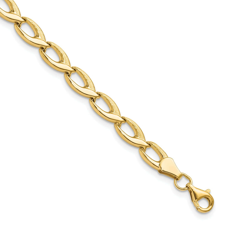 Lovely Rita's Bracelets 14k Yellow Gold Fancy Link Bracelet