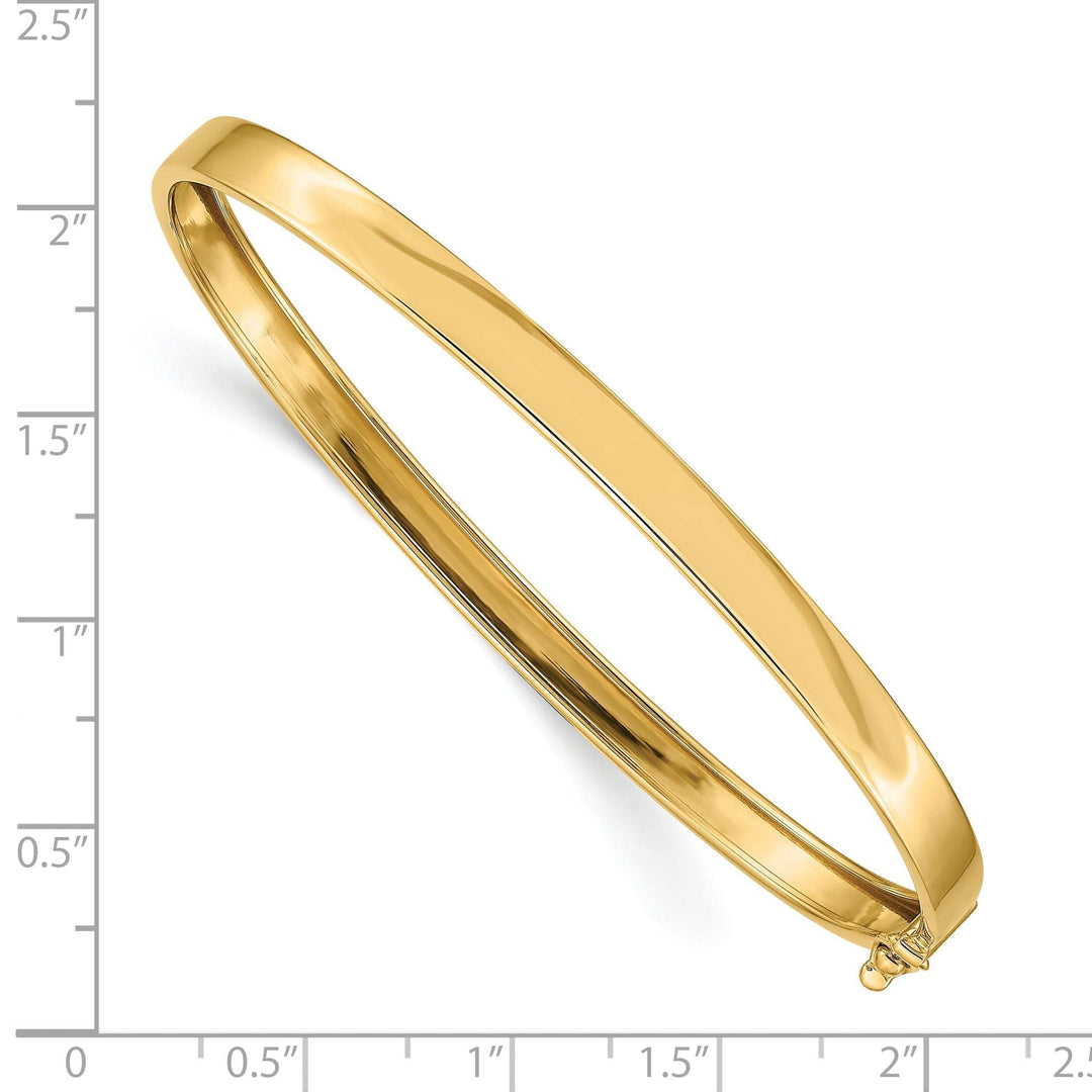 Lovely Rita's Bracelets 14k Yellow Gold Flexible Bangle Bracelet