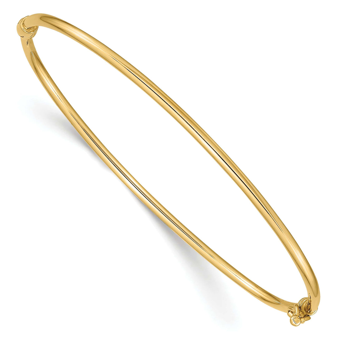 Lovely Rita's Bracelets 14k Yellow Gold Hinged Bangle Bracelet