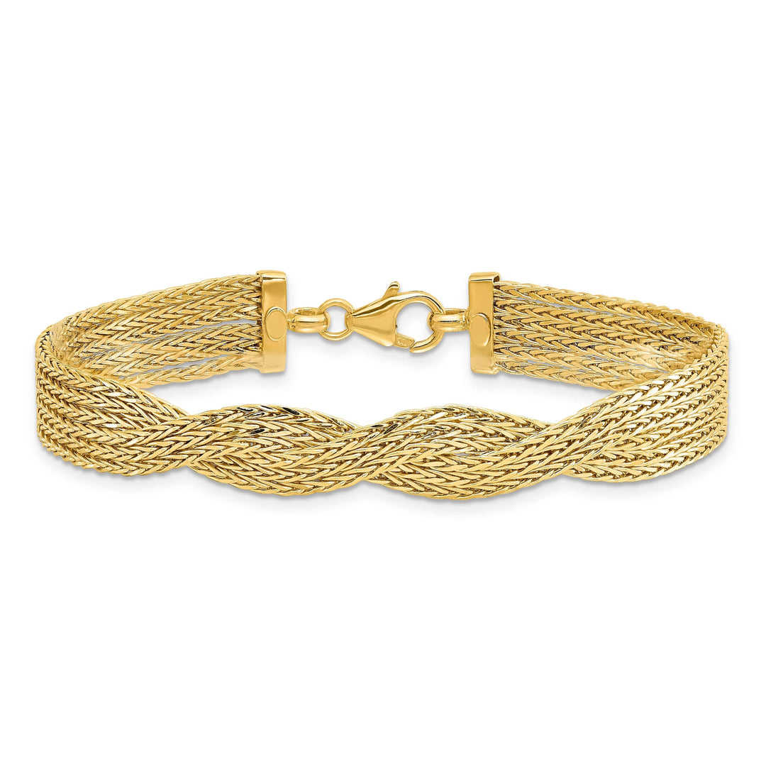 Lovely Rita's Bracelets 14k Yellow Gold Multi Strand Twisted Bracelet