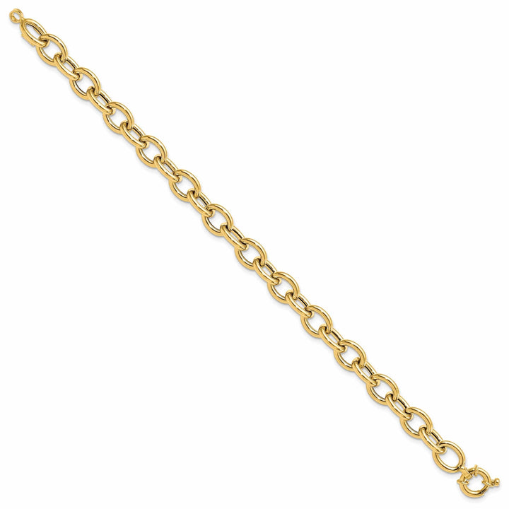 Lovely Rita's Bracelets 14k Yellow Gold Polish Cable Oval Link Bracelet