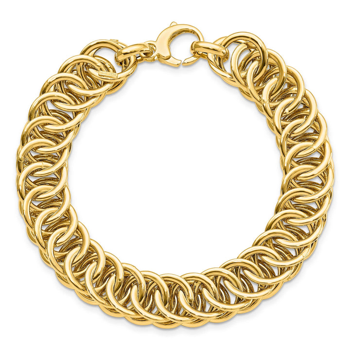 Lovely Rita's Bracelets 14k Yellow Gold Polish D.C Reversible  Bracelet