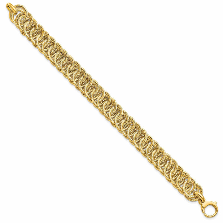 Lovely Rita's Bracelets 14k Yellow Gold Polish D.C Reversible  Bracelet