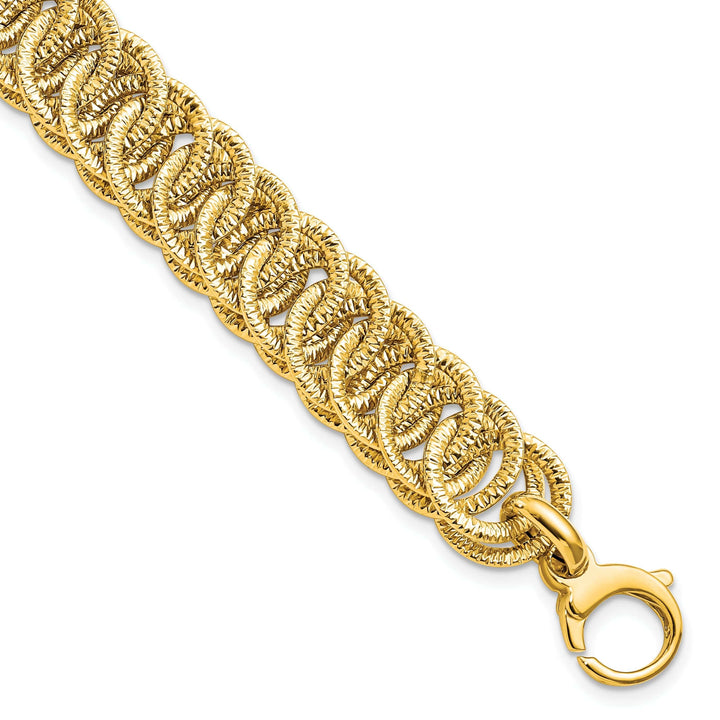Lovely Rita's Bracelets 14k Yellow Gold Polish D.C Reversible  Bracelet