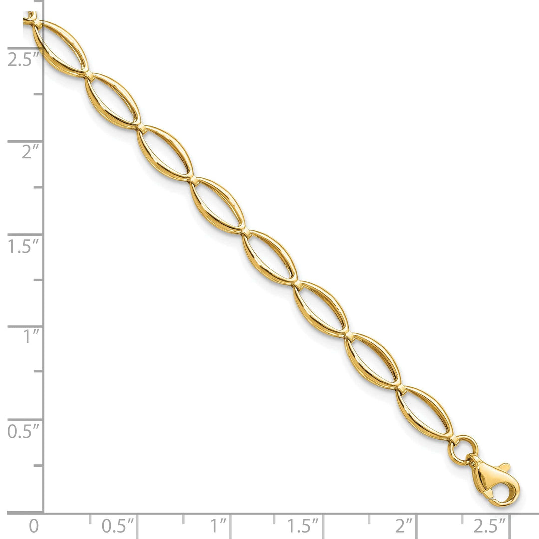 Lovely Rita's Bracelets 14k Yellow Gold Polished D.C Bracelet