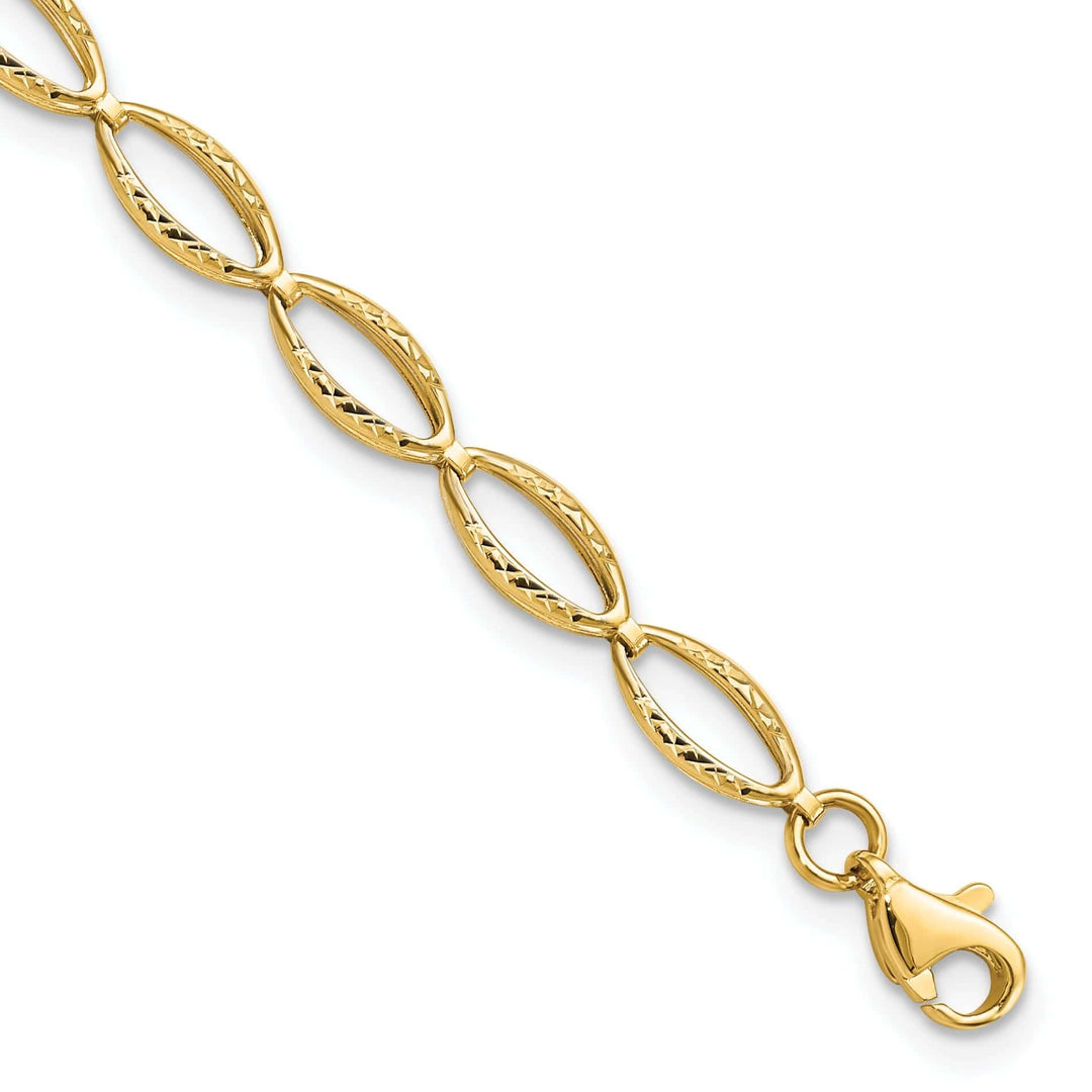 Lovely Rita's Bracelets 14k Yellow Gold Polished D.C Bracelet