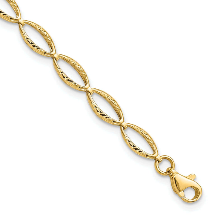Lovely Rita's Bracelets 14k Yellow Gold Polished D.C Bracelet