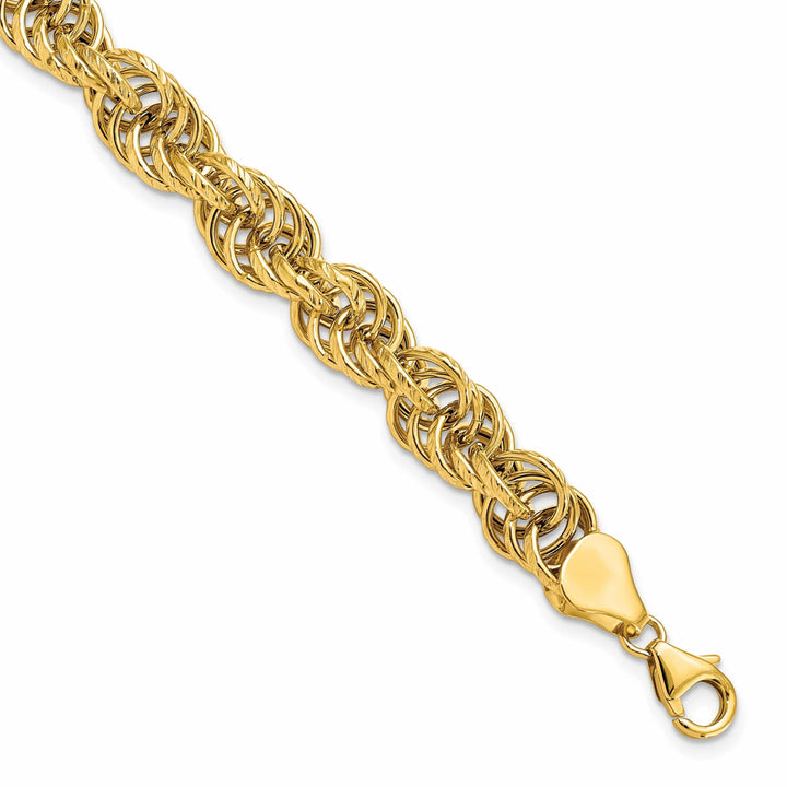 Lovely Rita's Bracelets 14k Yellow Gold Polished Fancy Link Bracelet