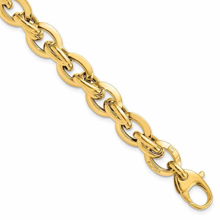 Lovely Rita's Bracelets 14k Yellow Gold Polished Fancy Link Bracelet