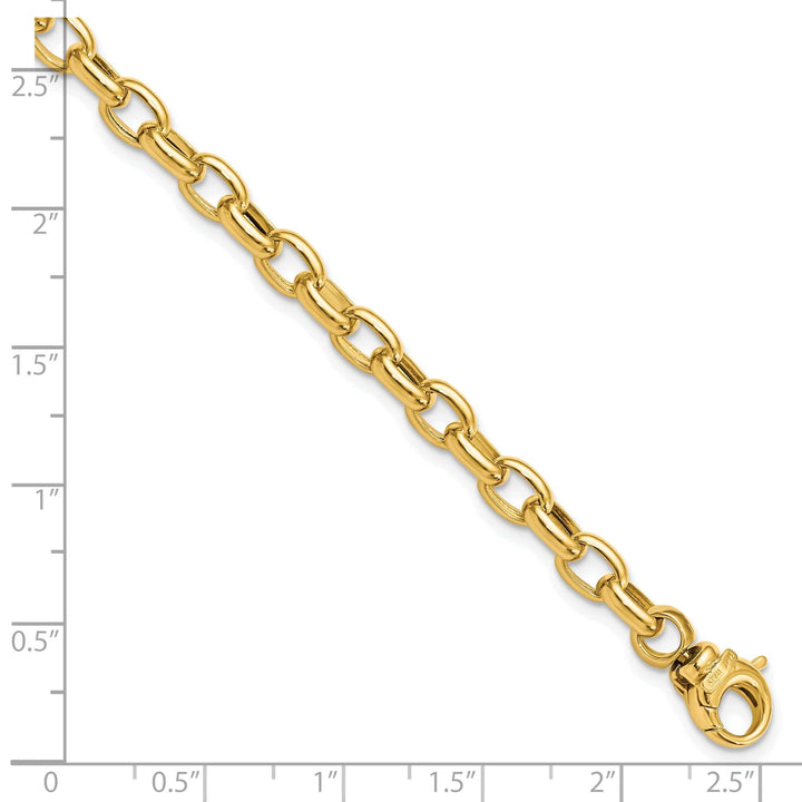 Lovely Rita's Bracelets 14k Yellow Gold Polished Fancy Link Bracelet