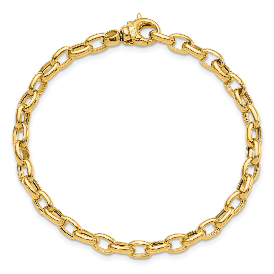 Lovely Rita's Bracelets 14k Yellow Gold Polished Fancy Link Bracelet