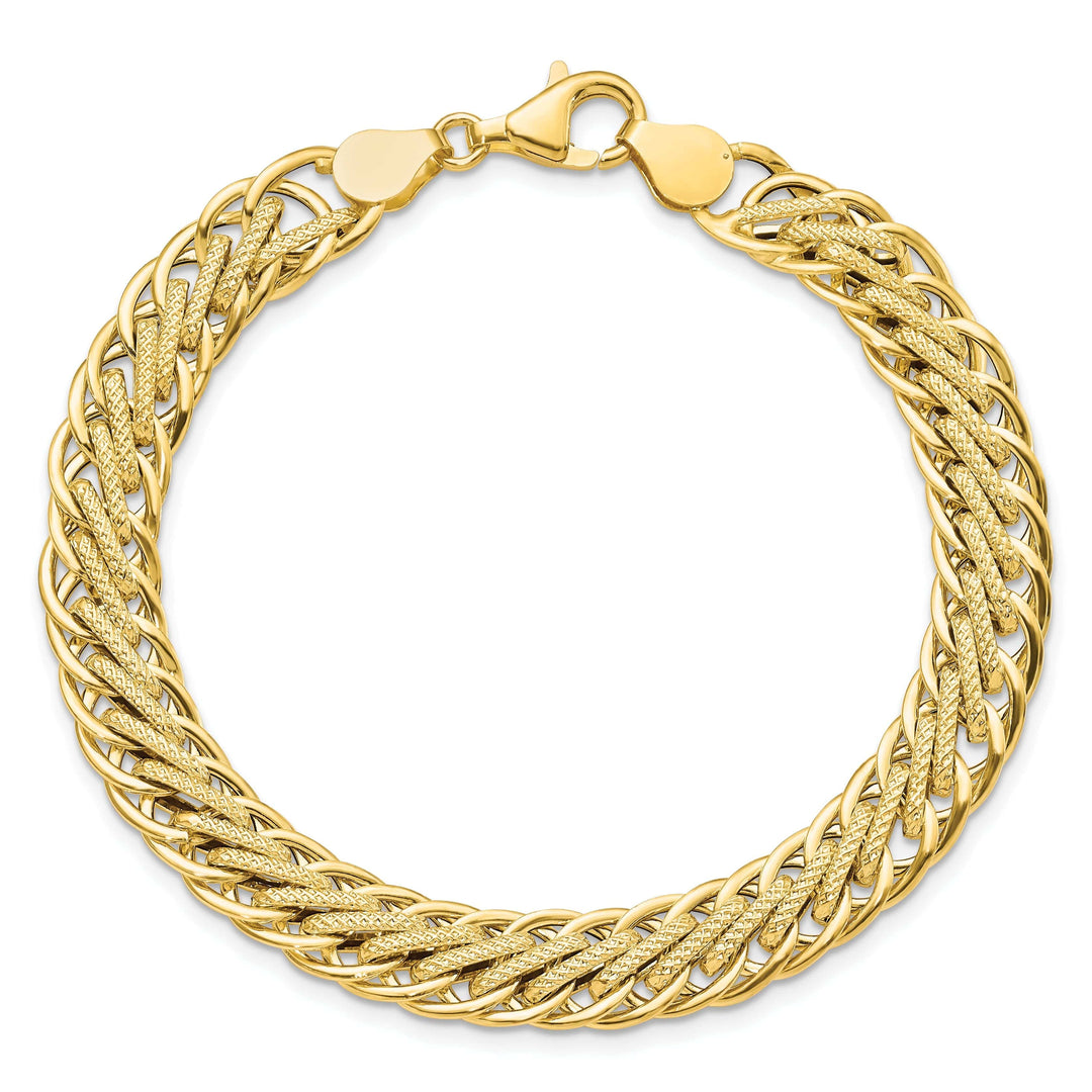Lovely Rita's Bracelets 14k Yellow Gold Polished Fancy Link Bracelet