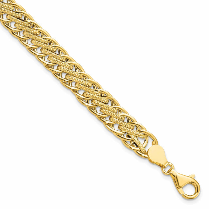 Lovely Rita's Bracelets 14k Yellow Gold Polished Fancy Link Bracelet