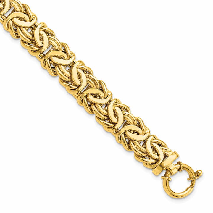 Lovely Rita's Bracelets 14k Yellow Gold Polished Fancy Link Bracelet