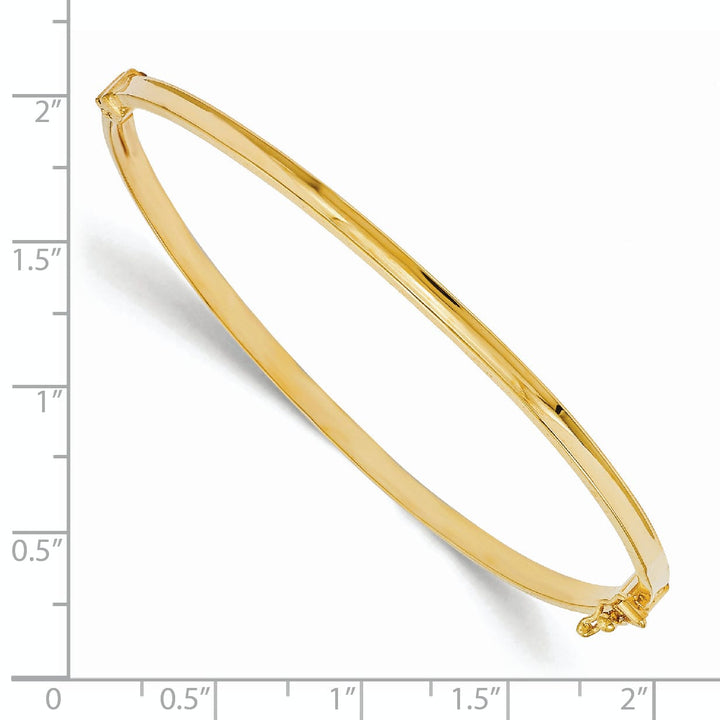 Lovely Rita's Bracelets 14k Yellow Gold Polished Hinged Bangle
