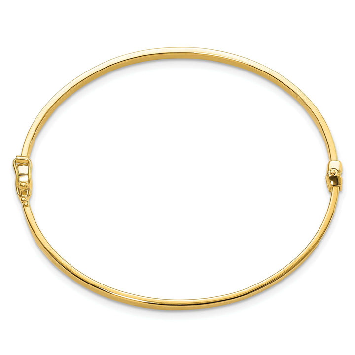 Lovely Rita's Bracelets 14k Yellow Gold Polished Hinged Bangle