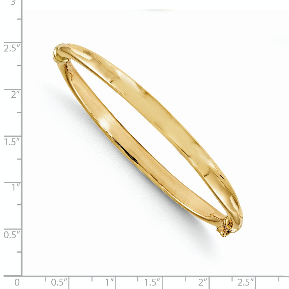 Lovely Rita's Bracelets 14k Yellow Gold Polished Hinged Bangle