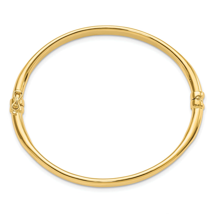 Lovely Rita's Bracelets 14k Yellow Gold Polished Hinged Bangle