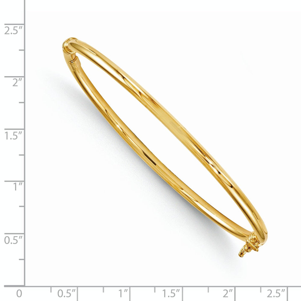 Lovely Rita's Bracelets 14K Yellow Gold Polished Hinged Bangle