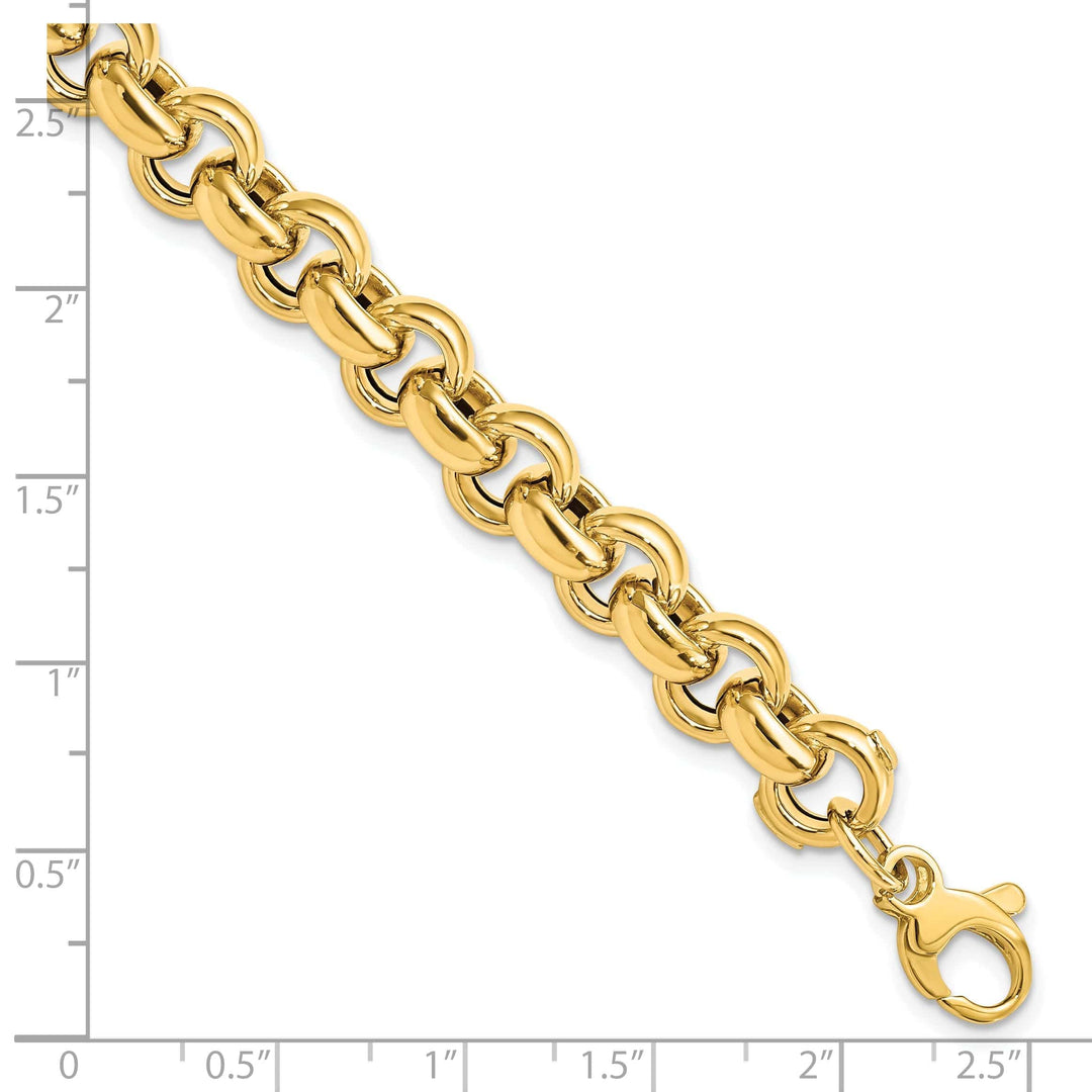 Lovely Rita's Bracelets 14k Yellow Gold Rolo Link Bracelet