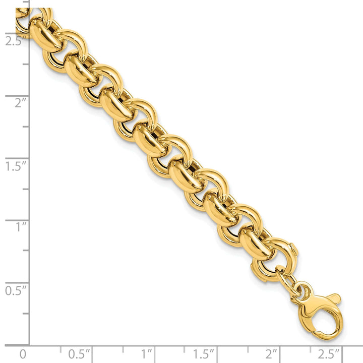 Lovely Rita's Bracelets 14k Yellow Gold Rolo Link Bracelet