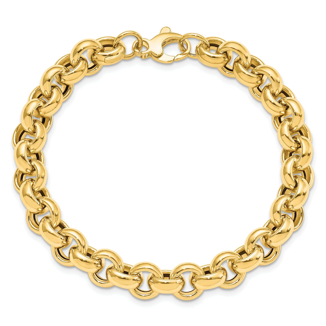 Lovely Rita's Bracelets 14k Yellow Gold Rolo Link Bracelet
