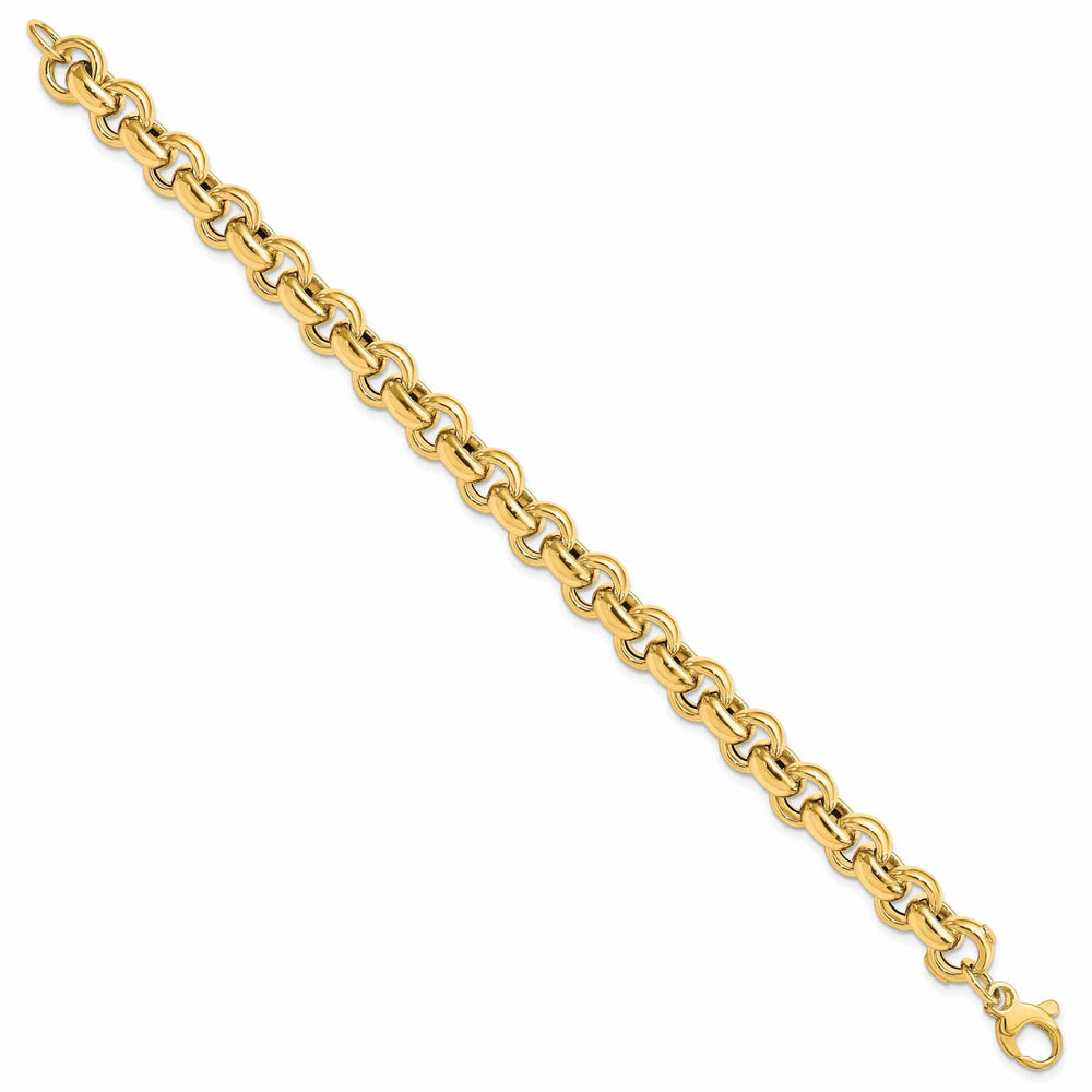 Lovely Rita's Bracelets 14k Yellow Gold Rolo Link Bracelet