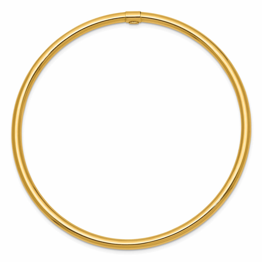 Lovely Rita's Bracelets 14k Yellow Gold Round Tube Slip-on Bangle