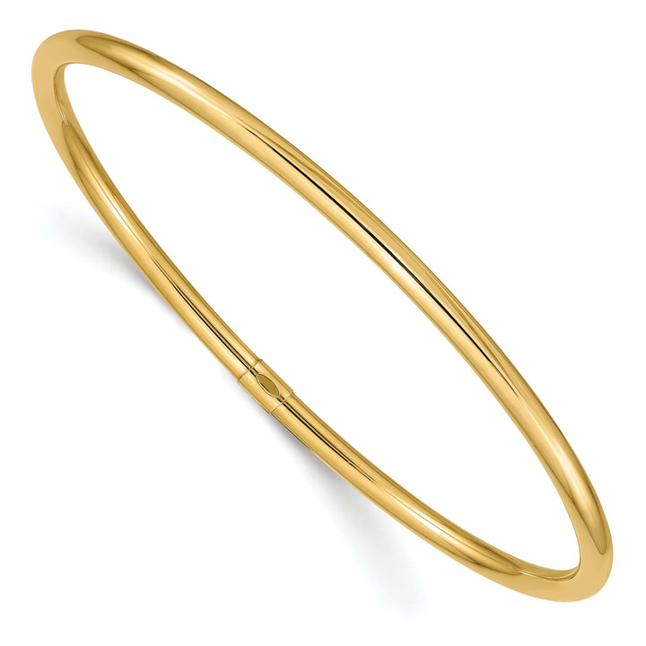 Lovely Rita's Bracelets 14k Yellow Gold Round Tube Slip-on Bangle