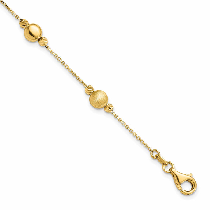 Lovely Rita's Bracelets 14k Yellow Gold Scratch Polish Finish Bracelet