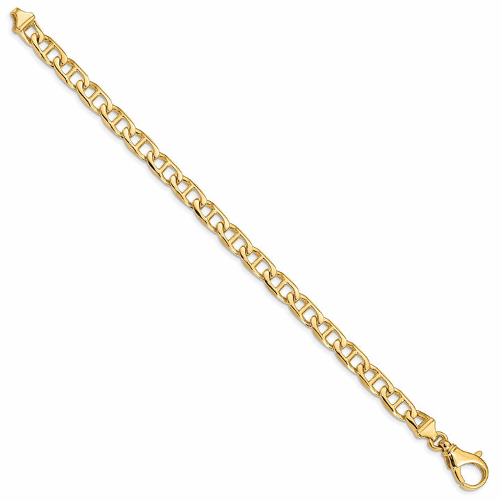 Lovely Rita's Bracelets 14k Yellow Gold Solid 6.20mm Fancy Link Bracelet